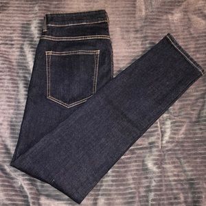 H&M skinny raw denim jeans